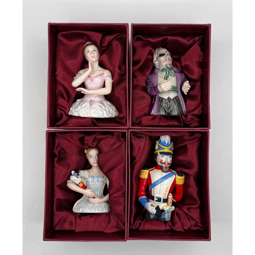 Dept 56 Candle Crown The Nutcracker Porcelain Figurine Set Clara Prince Fairy